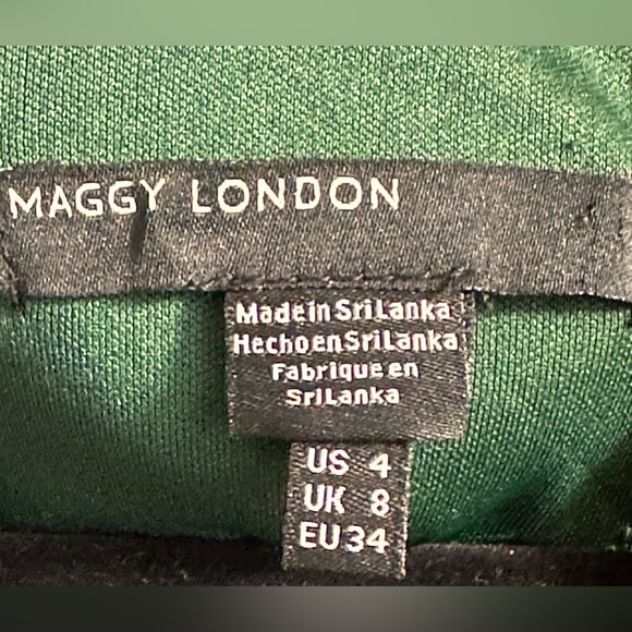 Maggy London -Women's Floral Printed Cropped Jumpsuit with Pockets & Belt 4 NWOT - Picture 12 of 13